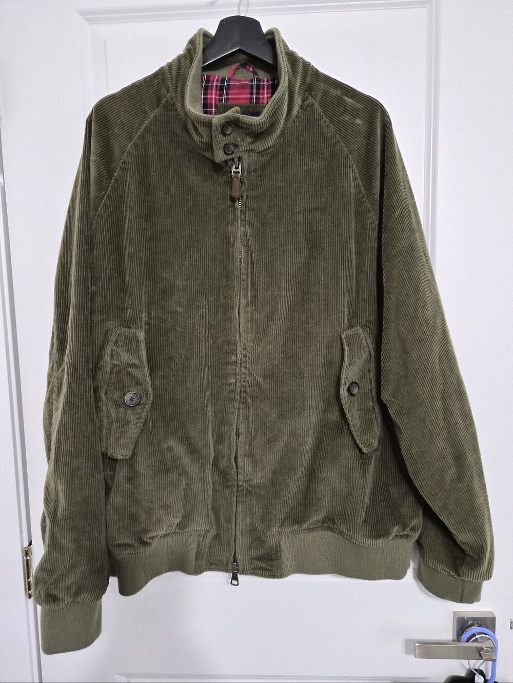 Brooks Brothers XXL Olive Green Corduroy Jacket